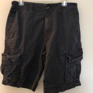 Slate grey cargo shorts
